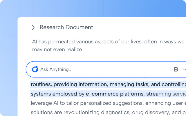 A live editor powered with AI