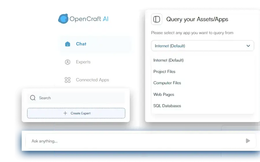 OpencraftAI Chat App Features